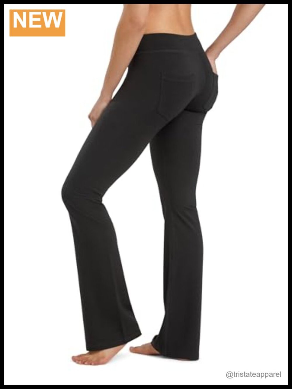 EcoFabric Bootcut Yoga Pants with Back Pockets